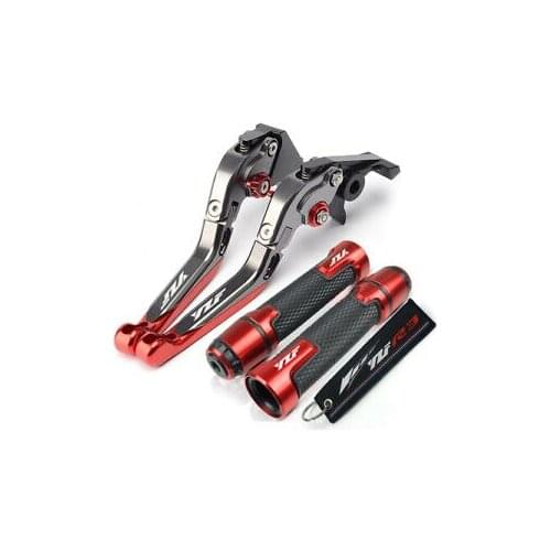 For Yamaha YZF R3 2015-2019 1Pair Brake Clutch Levers+Handlebar Grips+Keychain