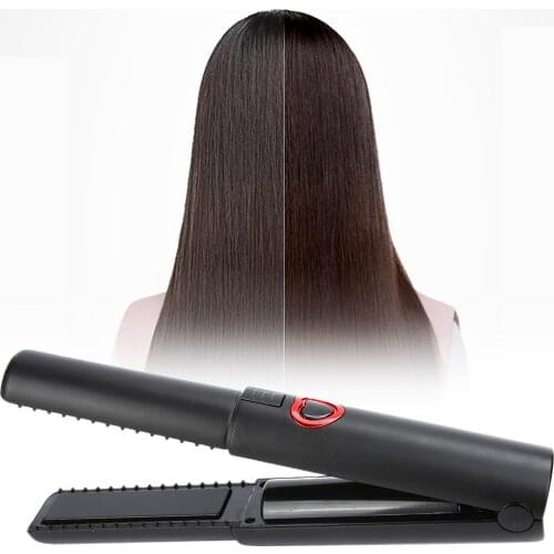 2020 Portable Professional USB Charging Hair Bangs Curling Straightener Curler Hairstyling Tool Hair curler For Women hair