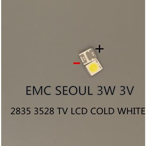 3500PCS Seoul LG JUFEI semiconductor new high brightness 3528 2835 1210 TV backlit lamp 3 volts 2 watts 700MA EMC