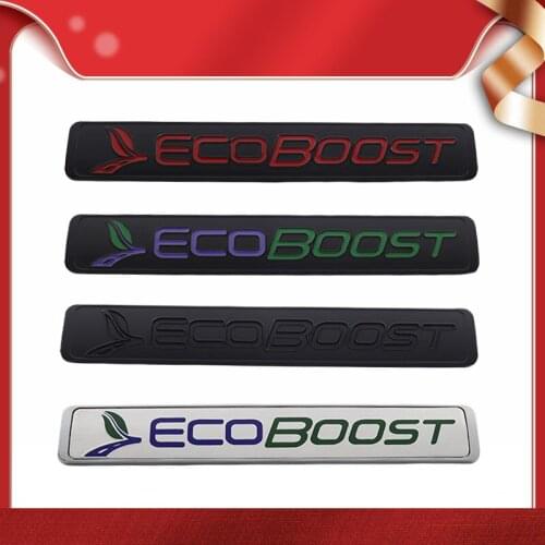 3D Premium Ecoboost Engine for Focus 2 3 4 Kuga Escape Mondeo Edge S-MAX car Fender trunk Rear Bonnet Decal Emblem Badge Sticker