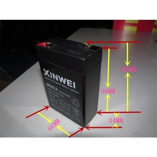 Storage Batteries 6V 2.8Ah lead acid battery rechargeable battery Electric toys, emergency lights, electronic said battery