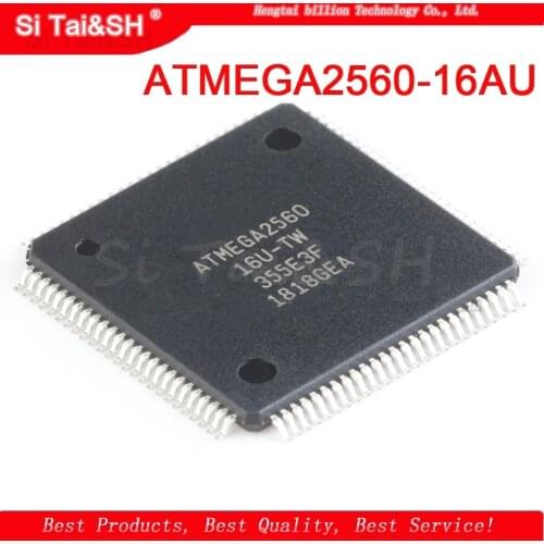 ATMEGA2560-16AU ATMEGA2560 TQFP100 Chip 8-bit microcontroller 256K flash memory 5V