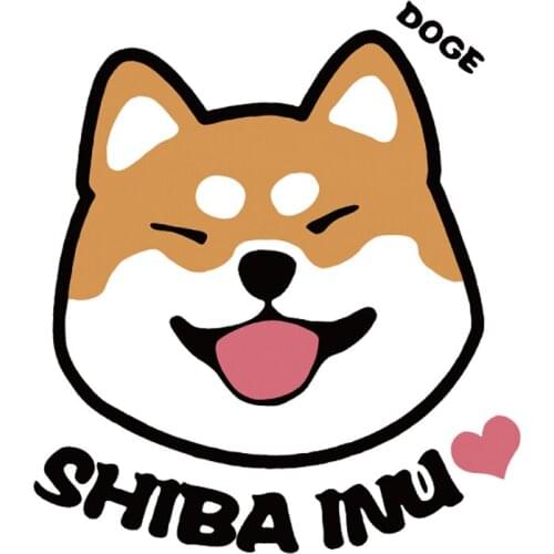 DIY Cartoon Akita Dog Patches Cute Corgi Iron On Transfers For Clothes Animal Stickers For T-shirt Stripe Patch Applique Badge