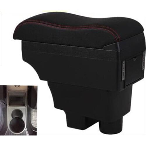 For Rapid armrest box central Store content Storage Rapid school armrests box with cup holder ashtray USB interface