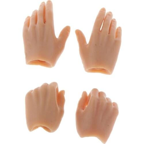 12inch Action Figure DIY Fitting Hands 2Pairs for 1 / 6 Kumik