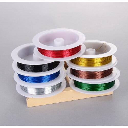 0.5mm 10m craft thread bobbin DIY soft wire jewelry craft metal wire, artificial flower wreath artificial flower accessories