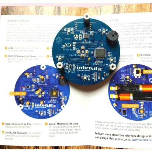ISLRE-COASTER1Z ISL8202M ISL28534 SYNERGY S3A7 R7F development board