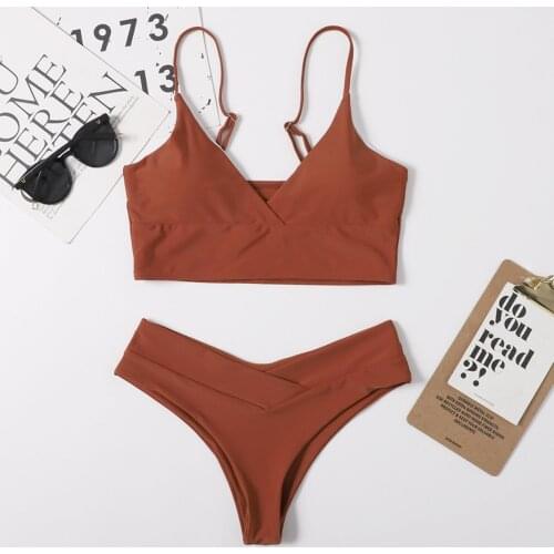 2021 Hot Style Bikini Push Up High Waist Swimwear Women Stroj Kapielowy Damskie Monokini Maio Biquini Mujer Banador Badpak Femme