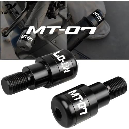 Motorcycles Handlebar Grips Plug Slider Handle Bar Ends For YAMAHA MT-07 MT07 MT 07 FZ07 TRACER 2015 2016 2017 2018 2019 2020