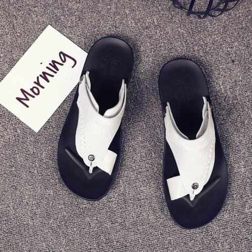 Mens Dress Sandals Summer Mens Sandals Leather Sandles Big Men Sandal Shoes Casual White Roman For Gladiator Rubber Male