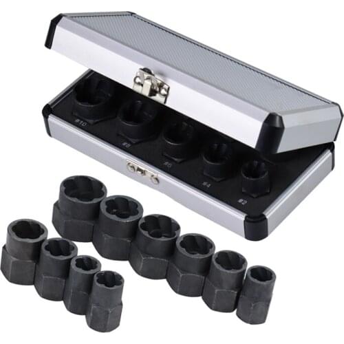 10pcs Damaged Screw Extractor Drill Bits Set Damaged Bolt Nut Screw Remover Extractor Drill Bits Set Bolt Nut Screw Extractor