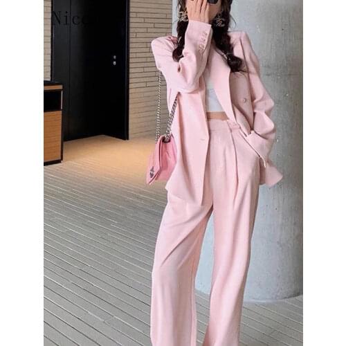 Женские брючные костюмы с пиджаком NICEMIX China At AliExpress