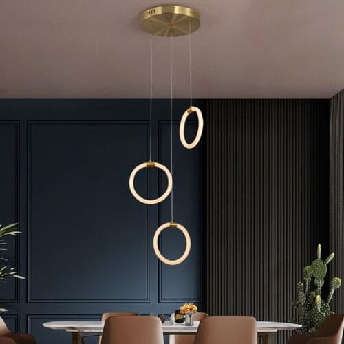 Simple LED Pendant Light Home Decorators For Living Room Bedroom Dining Room Kitchen Indoor Hanging Lamps