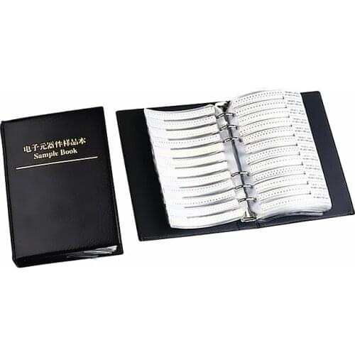 Resistor Capacitor Inductor IC SMD Components Empty Sample Book For 0402/0603/0805/1206 Electronic Component with 15 Empty Pages