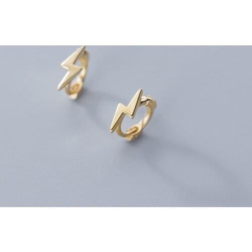 925 sterling silver earring fashion zircon mini snowflake ear ring lightning ear bone ear buckle wild woman girl ear jewelry