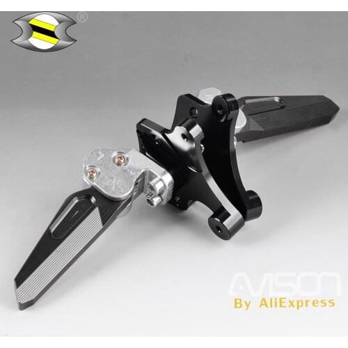 For X MAX X-MAX Xmax 250 300 400 2017 2018CNC Foldable Motorcycle Rear Foot Pegs Foot Rest Passenger Footrests Set