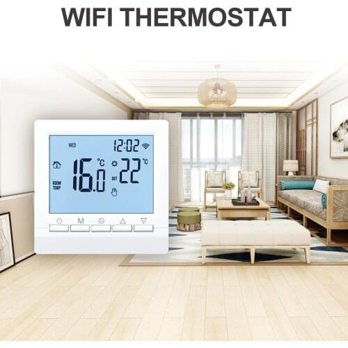 Myuet ME83 Wifi Smart Heating Thermostat LCD Display Memory Function Floor Heating System Electric/Water Temperature Controller