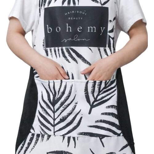 4 Styles Waterproof Hand Wiping Apron Adjustable Neck Strap Anti-Oil Cooking Pinafore Adult Aprons