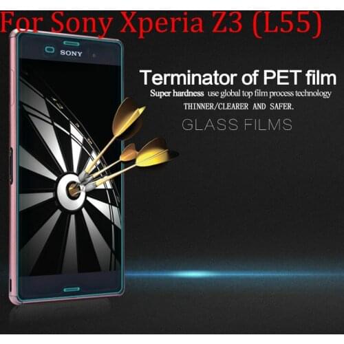 Premium Tempered Glass Screen Protector for Sony Xperia Z3 (dual) L55 L55T D6603 D6643 Tempered Glass Screen Protective Film