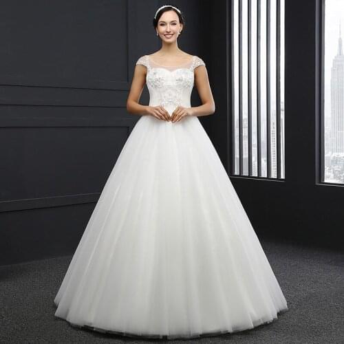 SL-3009 wedding dresses vestido de novia festa de casamento suknia ?lubna robe mariée kleid satin elbiseler mariage champetre