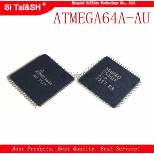 1pcs/lot ATMEGA64A-AU ATMEGA64A ATMEGA64AAU ATMEGA64 IC MCU 8BIT 64KB FLASH 64TQFP