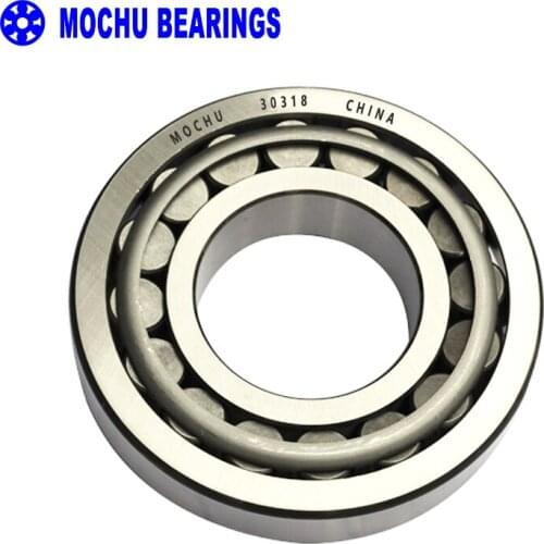 1pcs Bearing 30318 90x190x46.5 30318-A 30318J2 7318E Cone + Cup MOCHU High Quality Single Row Tapered Roller Bearings