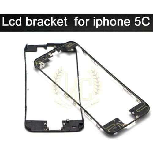 10pcs/lot For iphone 5G 5S 5C lcd bracket Front LCD Frame With hot Melt Glue bracket Housing Middle Bezel replacement