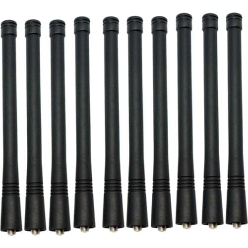 10 X VHF Antenna For Motorola Radios Walkie Talkies GP88 GP88S GP328 GP338 GP338 PLUS 6Inch (15CM) 136-174 Mhz C025