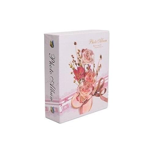 10x15 Ebatında 100'lük Boxed Floral Pattern photo album Pink фотоальбом photo album album fotografico Álbumes