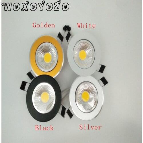 2018 Super Bright COB LED Spot Lights Dimmable 3w 5w 7w 12w Led downlight light Indoor Lighting recessed Light Super Bright