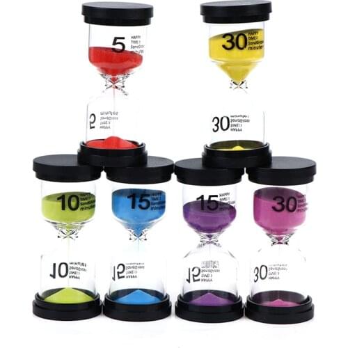 5/10/15/30 minutes Sand Watch Hourglass Sandglass Sand Cook Clock Sand Timer
