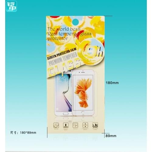 500 pcs Wholesale Paper Packaging Box for Tempered Glass Screen Protector Packaging Box For iPhone 6 7 Samsung Retail Box