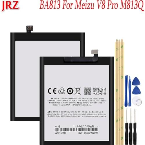 3100mAh BA813 For Meizu V8 Pro M813Q Battery Batterij Mobile Phone Replacement Batteria Batterie For Meizu V8 Pro AUCC with Tool