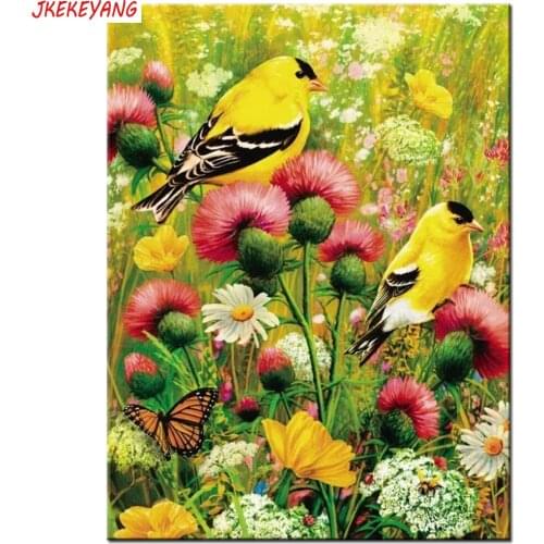 5D Diy diamond painting Flowers and birds Diamond Mosaic sale Rhinestone Embroidery cross stitch Y3928