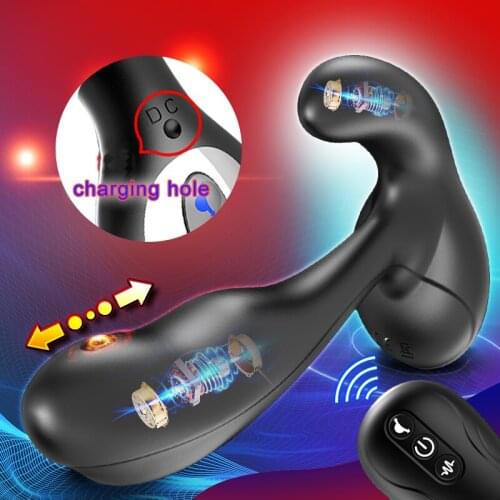 Anal Plug Vibrators For Men Prostate Massager Wireless Remote Control Butt Plug Vibrating Anus Masturbator Sex Toys For Men