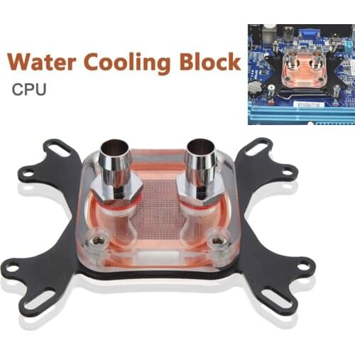 For INTEL CPU Block Water Cooling Computer CPU Block Head Copper Base Replacement