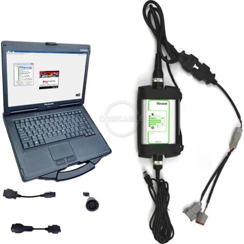 For VODIA VODIA5 DIAGNOSTIC Kit Vocom 6Pin cable for Penta with CF52 laptop Full Set Vocom PENTA Marine Diagnosis