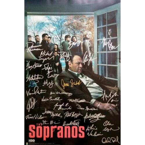 SOPRANOS FINAL SEASON Signed Photo Art Film Print Silk Poster for Your Home Wall Decor 24x36inch