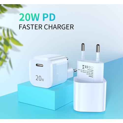 Lovebay Mini Fast Charger Plug QC4.0 Charging Type C 20W PD USB Charger Universal Travel Wall Laptop Tablet For iPhone 12 iPad