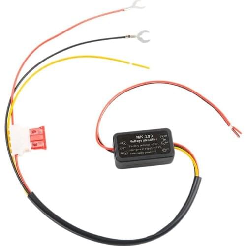 DRL Controller,12-24V Universal Waterproof Auto Car LED Daytime Running Light Controller Relay Delay Dimmer Harness