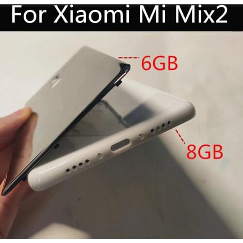 FOR xiaomi Mi Mix2 Ceramic back battery cover for xiaomi mi mix 2 battery door case back cover Housing for 5.99" phone