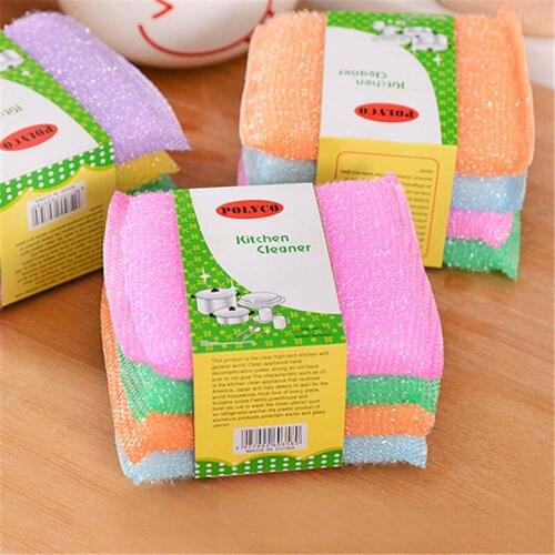 Kitchen Sponge Dishwashing Cloth Dishwashing Sponge Daily Necessities Magic Dishwashing Chopsticks Cleaning Cloth