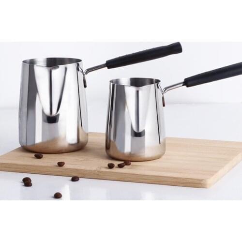 Long Handle Wax Melting Pot DIY Candle Soap Melts Pot Scented Wax Melts Metal Coffee Toroid Pitcher Latte Milk Frothing Jug