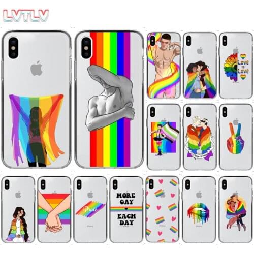 Lesbian LGBT Rainbow Novelty Phone Case Cover for iPhone 11 12 pro XS MAX 8 7 6 6S Plus X 5 5S SE XR cover