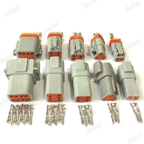 Deutsch connector DT Series Connector Waterproof Electrical Plug DT06/DT04 2/3/4/6/8 Pin Engine/Gearbox For Car Bus Motor Truck