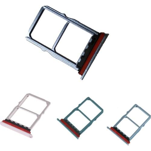 OEM Dual SIM Card Tray Holder Replacement for Huawei P30 phone Green Blue Black Pink Color