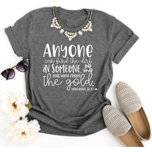 Casual T-shirt Women Fashion Slogan Unisex Christian Tees Goth Gift T Shirts