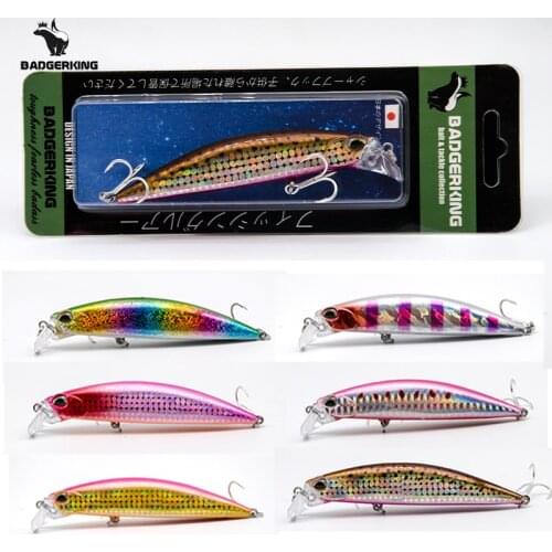 30g minnow jerkbait fishing lure wobblers rattle sound shallow diving crankbait fake bait for fishing