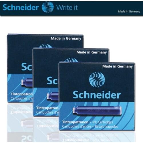 Schneider pen universal ink bag disposable combination of non-carbon ink a variety of colors optional 2.6mm inner diameter