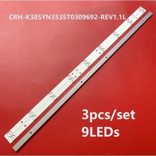 3pcs led backlight strip for hai er LE39B510X CRH-K385YN3535T0309692-REV1.1L